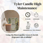 Tyler Candle Company High Maintenance Votive Candles - Luxury Scented Candle with Essential Oils - 16 Pack of 2 oz Small Candles with 15 Hour Burn Time Each - with Bonus Key Chain - SJB-DIAMOND ELITES