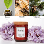 Briful Cedar Wood Scented Candles Long Lasting Soy Candle Help Relaxing Stress Relief Cool Meditation,Candle Wax 6 oz Red Home Decor - SJB-DIAMOND ELITES