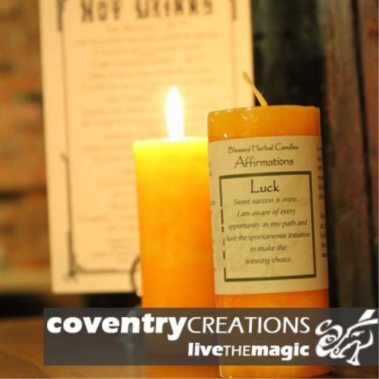 Coventry Creations Luck Affirmation Scented Candle - SJB-DIAMOND ELITES