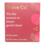 Grove Co. Sparks of Joy Holiday Soy Wax Candle - Spiced Berry - 5.5 oz. - SJB-DIAMOND ELITES