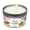 Magnificent 101 Lotus Flower Aromatherapy Candle ¨C 6 Oz - 24 Hour Burn | Soy Wax Tin Candle for True Love & Passion, Purification, Manifestation & Chakra Healing - SJB-DIAMOND ELITES