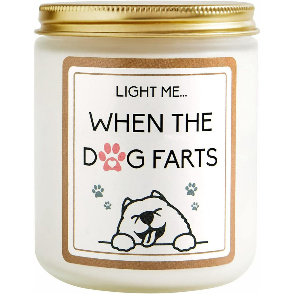 Gifts for Women - Funny Dog Pet-Friendly Lavender Scented Soy Wax Candle - Relaxing Aromatherapy Candle - Best Gift for Dog Lovers, Mom, Best Friends, Girlfriend, Sisters, Female Coworker - SJB-DIAMOND ELITES