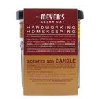 Mrs. Meyer's Clean Day Scented Soy Candle, Apple Cider Scent, 4.9 oz - SJB-DIAMOND ELITES