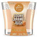 Glade Candle Jar, Air Freshener, Cookie Caramel Rush, 3.4 Oz - SJB-DIAMOND ELITES