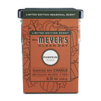 Mrs. Meyer's Clean Day Scented Soy Candle, Small Glass,&nbsp;Pumpkin, 4.9 oz - SJB-DIAMOND ELITES