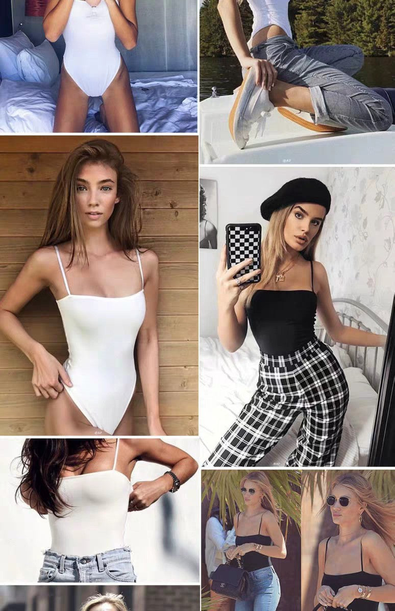 Summer Straps One Piece Tops Women Hips Bottoming Shirt Casual Inside Vest - SJB-DIAMOND ELITES