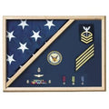 5 X 9.5 Flag Memorial Case - Folded Corner flag case The Military Gift Store