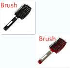 Hairbrush Anti Klit Brushy Haarborstel Women Detangler Hair Brush Bristle Nylon Scalp Massage  Teaser Hair Brush Comb Pi-Mart
