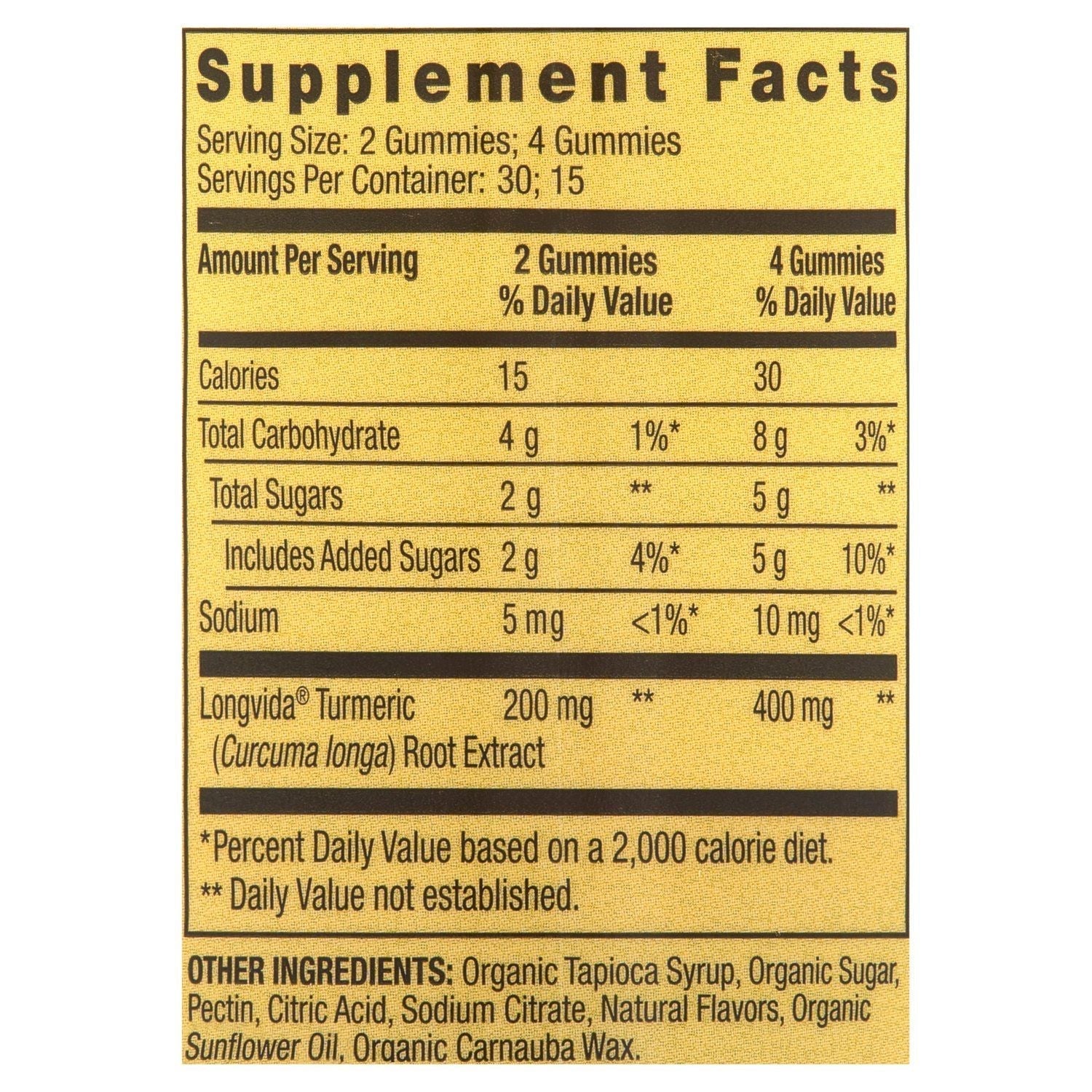 Spring Valley Turmeric Curcumin Vegetarian Gummies; 60 Count EasyOptionXY LLC
