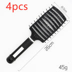 Hairbrush Anti Klit Brushy Haarborstel Women Detangler Hair Brush Bristle Nylon Scalp Massage  Teaser Hair Brush Comb Pi-Mart