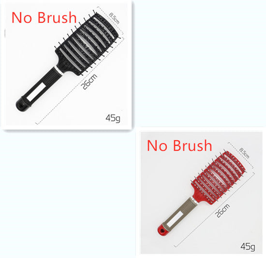 Hairbrush Anti Klit Brushy Haarborstel Women Detangler Hair Brush Bristle Nylon Scalp Massage  Teaser Hair Brush Comb Pi-Mart
