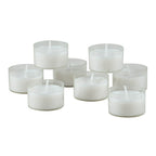 Stonebriar Unscented Long Burning Clear Cup Tealight Candles with 6-7 Hour Burn, 48 Pack, White - SJB-DIAMOND ELITES