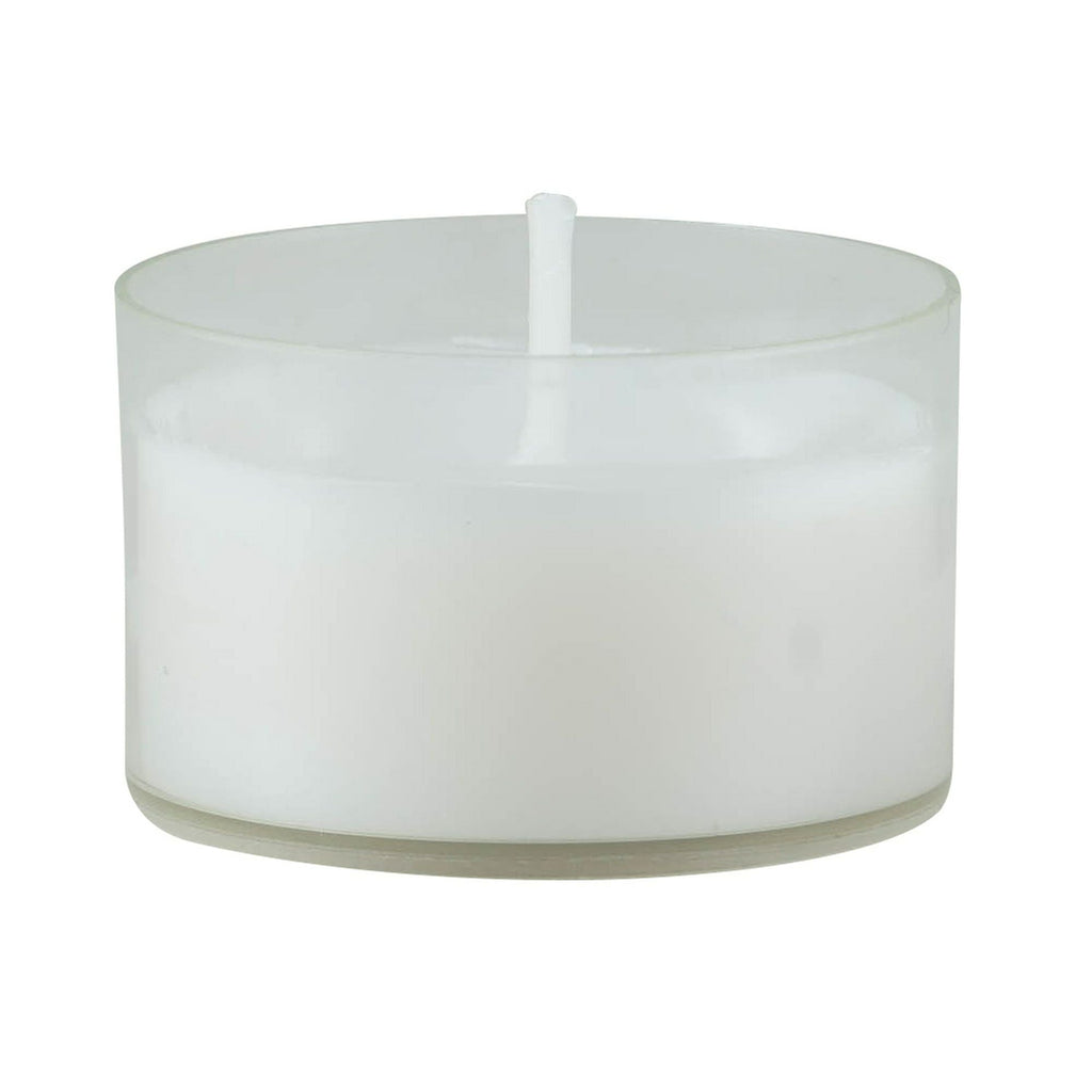 Stonebriar Unscented Long Burning Clear Cup Tealight Candles with 6-7 Hour Burn, 48 Pack, White - SJB-DIAMOND ELITES