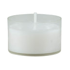 Stonebriar Unscented Long Burning Clear Cup Tealight Candles with 6-7 Hour Burn, 48 Pack, White - SJB-DIAMOND ELITES