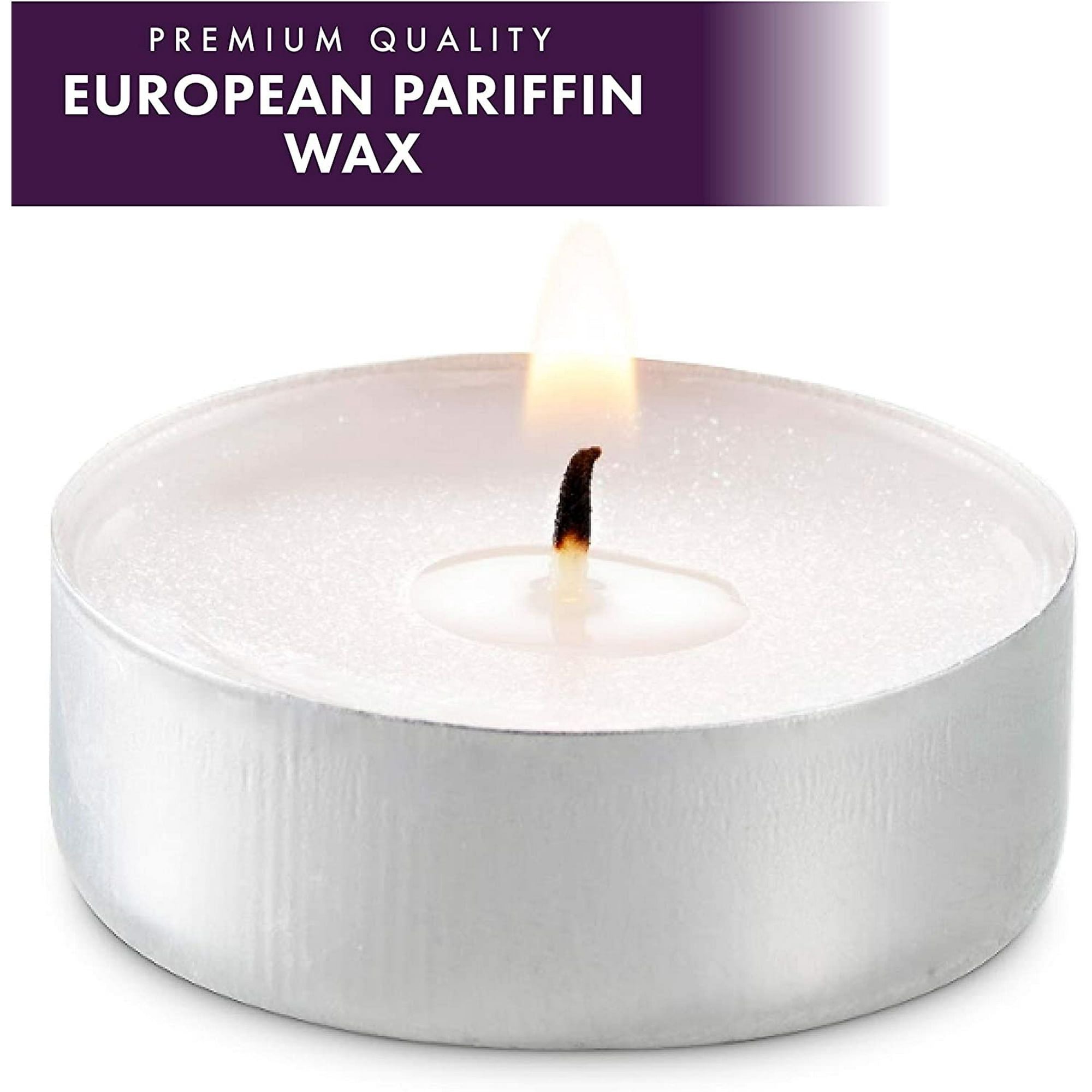 Montopack Unscented Smokeless White Tealight Candles 100 Pack - SJB-DIAMOND ELITES