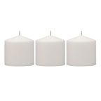 Stonebriar 3" x 3" Unscented 1-Wick White Pillar Candles, 3 Pack - SJB-DIAMOND ELITES
