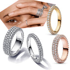 Celestial Blue Sparkling Moon And Sun Rings Pi-Mart