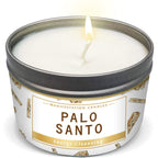 Manifestation Candles Purification and Chakra Healing - Natural Soy Wax Tin Candle With Palo Santo, Woody & Earthy Scented - SJB-DIAMOND ELITES