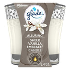 Glade Candle, Pure Vanilla Joy, 3.4 oz. - SJB-DIAMOND ELITES