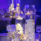KBLLUNH 12 Pack White Unscented Floating Candles 2 inch for Centerpieces, Wedding Party - SJB-DIAMOND ELITES