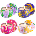 Scented Candle Gifts, 4 Pack Home Scented Candles, Scented Candle Gift Set for Christmas, Birthday, Mother's Day, Valentine's Day - SJB-DIAMOND ELITES