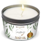 MAGNIFICENT101 Law of Attraction Tribe Pure White Sage Smudge Candle for House Energy Cleansing, Banishes Negative Energy I Purification and Chakra Healing - Natural Soy Wax Tin Candle - SJB-DIAMOND ELITES