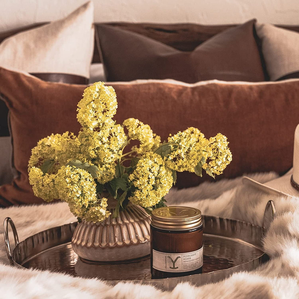 Yellowstone Scented Jar Candle by Tru Western, 8 oz - Pinecrest Ridge - SJB-DIAMOND ELITES