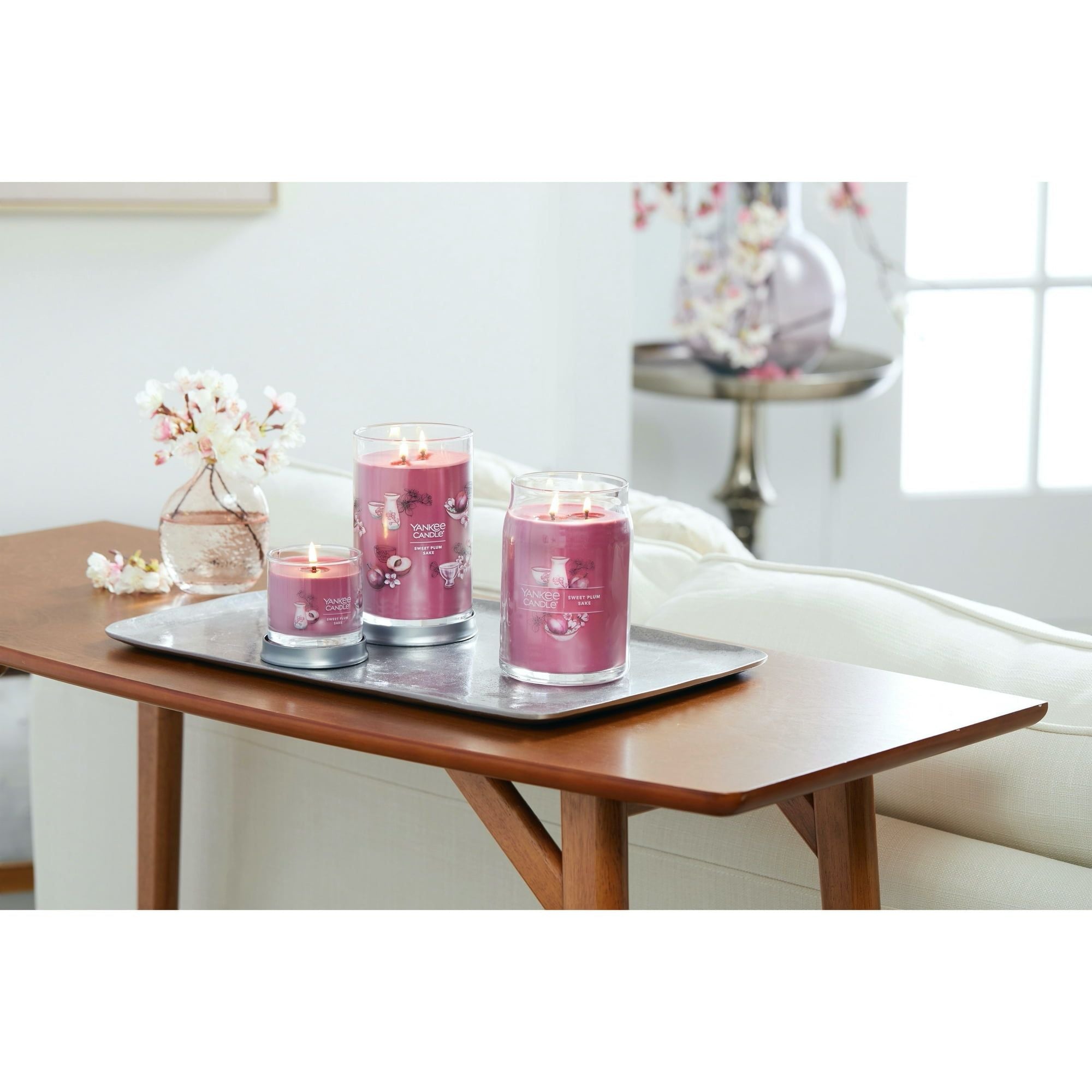 Yankee Candle Sweet Plum Sake Signature Large Jar Candle - SJB-DIAMOND ELITES