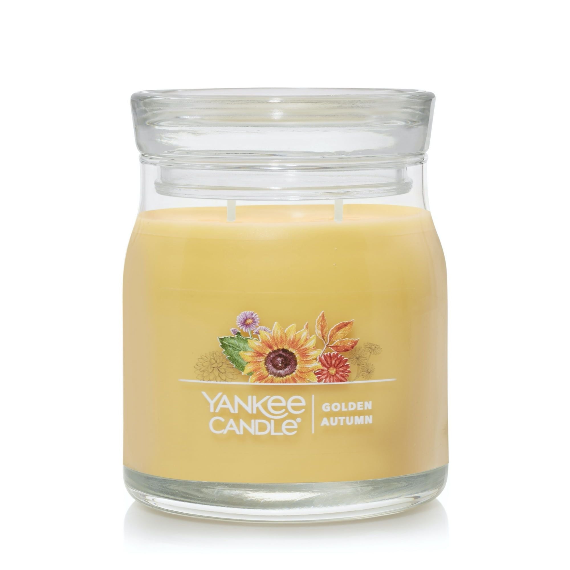 Yankee Candle Golden Autumn Signature Medium Jar Candle - SJB-DIAMOND ELITES
