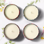 OSHINE 4-PACK Scented Candles Gift Set Aromatherapy Soy Candles 100% Natural Soy 4.4 oz Strongly Fragrance Stress Relief for Mother's Day,Valentine's Day,Wedding,Birthday,Party,Anniversary