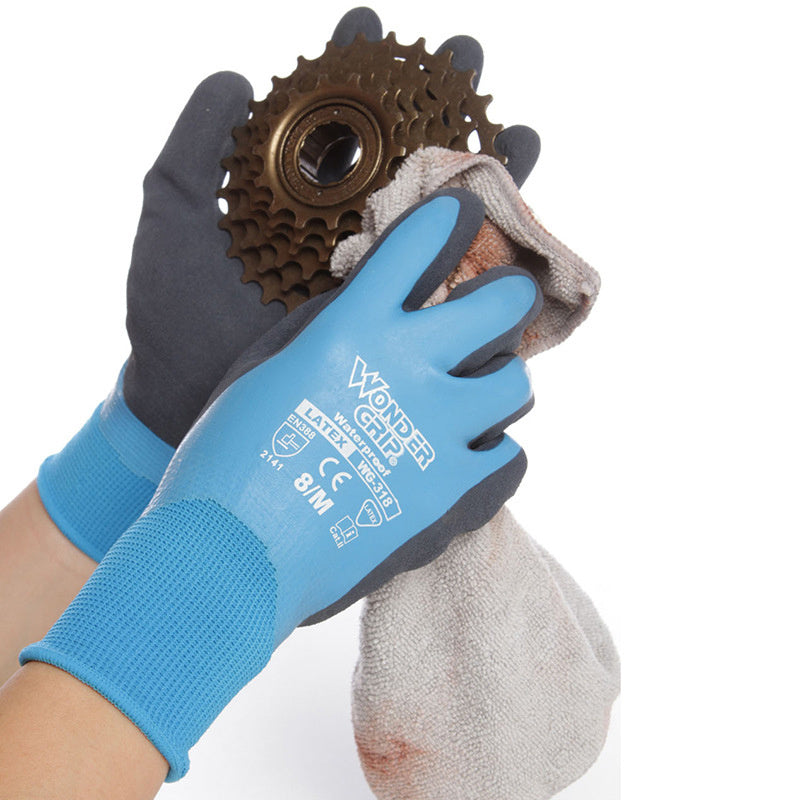 Latex waterproof non-slip gloves Pi-Mart
