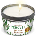 Magnificent 101 Long Lasting Remover Smudge Candle | 6 Oz - 35 Hour Burn | A ll N atural Pure Sage Scented Soy Wax Candle for House Energy Cleansing & Manifestation | Erase Negativity with Positivity