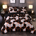 Home textile marbled black and white duvet cover bedding Pi-Mart