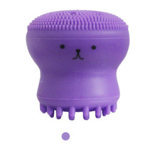 Cartoon octopus silicone wash brush foaming cleansing brush Manual facial massage brush cleansing brush brush bubbler Pi-Mart