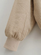 Fashion Two-piece Hooded Sweatshirt With Loose Pockets