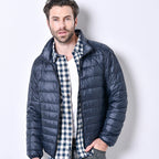 Men's light down jacket men's stand collar winter jacket XL men's men's