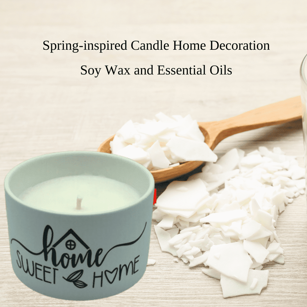 2-Pack Spring Candles 6 oz ceramic jar, Floral Fragrance Home Scented Candles 48 hrs. Burn Time - SJB-DIAMOND ELITES