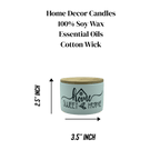 2-Pack Spring Candles 6 oz ceramic jar, Floral Fragrance Home Scented Candles 48 hrs. Burn Time - SJB-DIAMOND ELITES