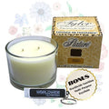 Tyler Candle Company French Market Stature Candle - Luxury Home Fragrance French Market Scented Candle - Stature Model Home Decor in Clear Glass Candle Holder - 16 Oz, 2 Wick Candle w Bonus Key Chain - SJB-DIAMOND ELITES