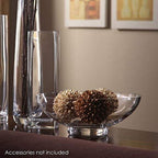 Hosley 11.8 inch Diameter, Clear Glass Floating Candle Bowl - SJB-DIAMOND ELITES