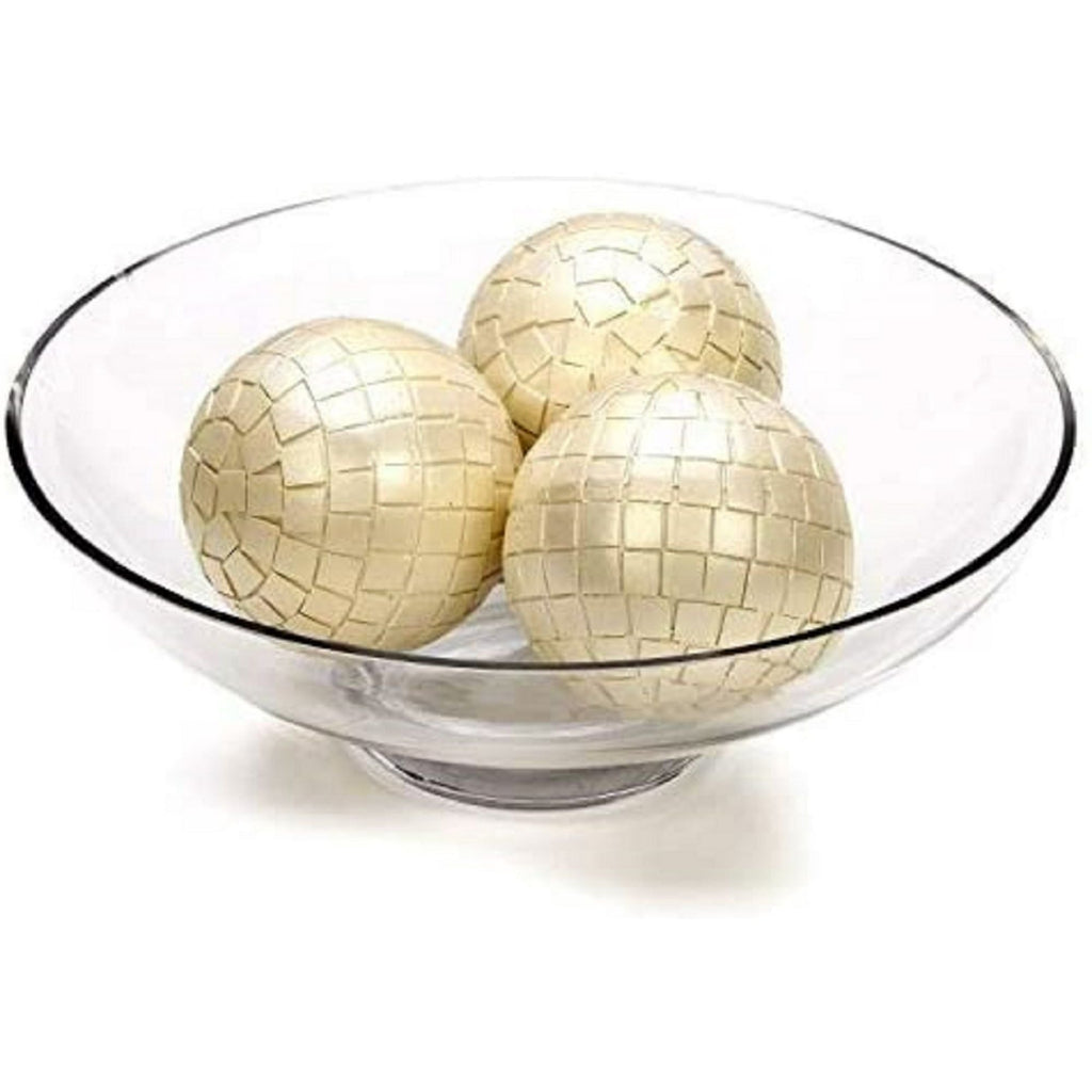 Hosley 11.8 inch Diameter, Clear Glass Floating Candle Bowl - SJB-DIAMOND ELITES