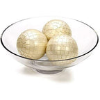 Hosley 11.8 inch Diameter, Clear Glass Floating Candle Bowl - SJB-DIAMOND ELITES