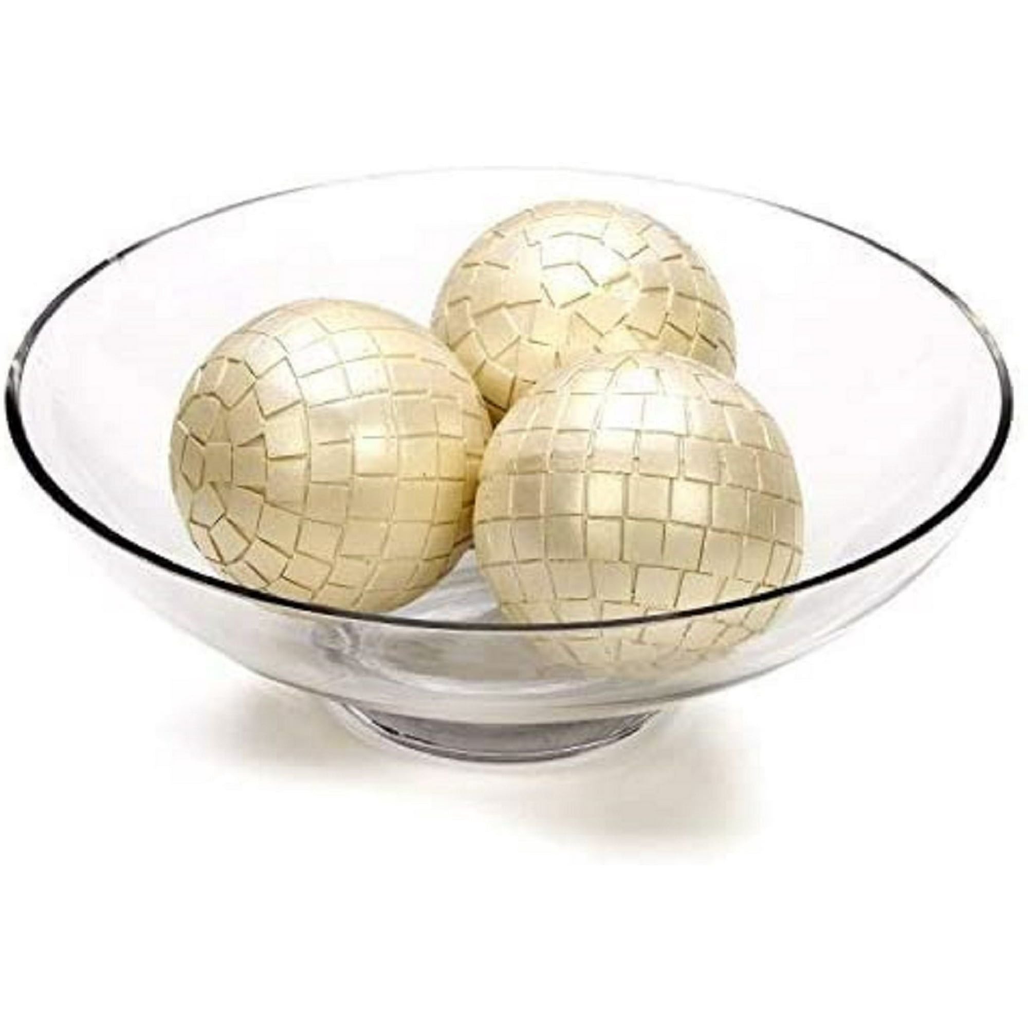 Hosley 11.8 inch Diameter, Clear Glass Floating Candle Bowl - SJB-DIAMOND ELITES