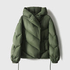 Hooded Small Puffer Jacket Coat Pi-Mart