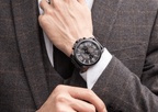 Retro  Waterproof Watch With Chronometers Steel Case And Leather Belts Unique Design Excellent Look Perfect Gift For Your Man Stevvex