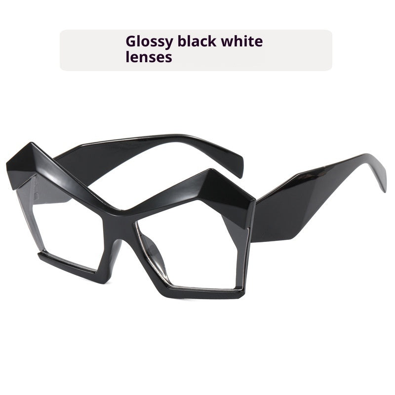Oversized Square Cateye Polarized Sunglasses Big Trendy Style Fashionable Personality Big Frame Sunglasses New Fashionable & Popular Street Style Sunglasses For Women Stevvex