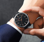 Men's  Waterproof Watch With Shining Bracelet In Five Modern Designs Perfect Gift For Your Loved One Stevvex