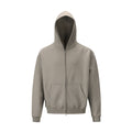 Men's Solid Color Double Zip Hoodie Pi-Mart