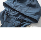 Korean Style Color Block Student Hooded Jacket Handsome Trend Pi-Mart