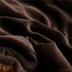 1pc Cozy Double Layer Sherpa Blanket for All Seasons - Perfect for Bed, Sofa, Camping and More!